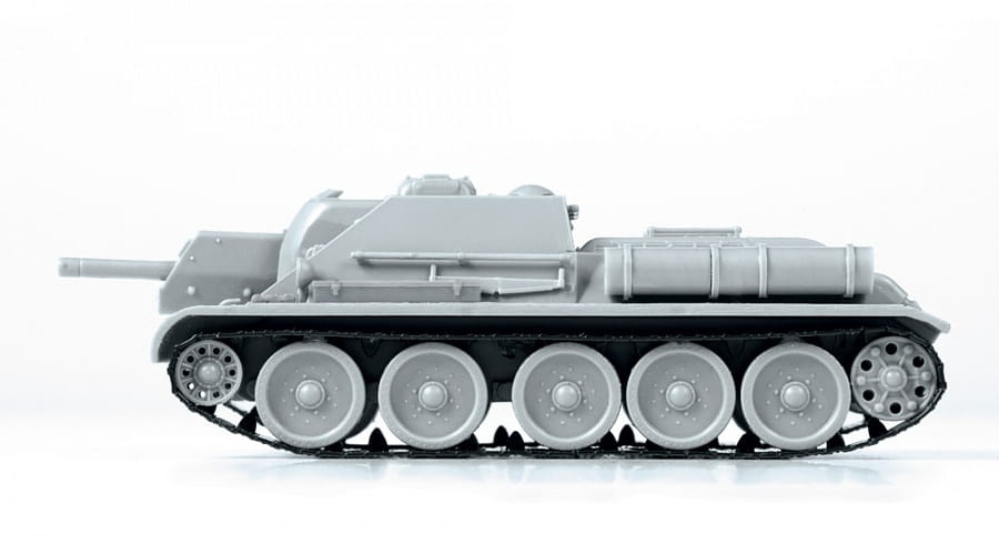 Zdjęcie dodatkowe produktu Radzieckie działo samobieżne SU-122 1:72 Zvezda 5043