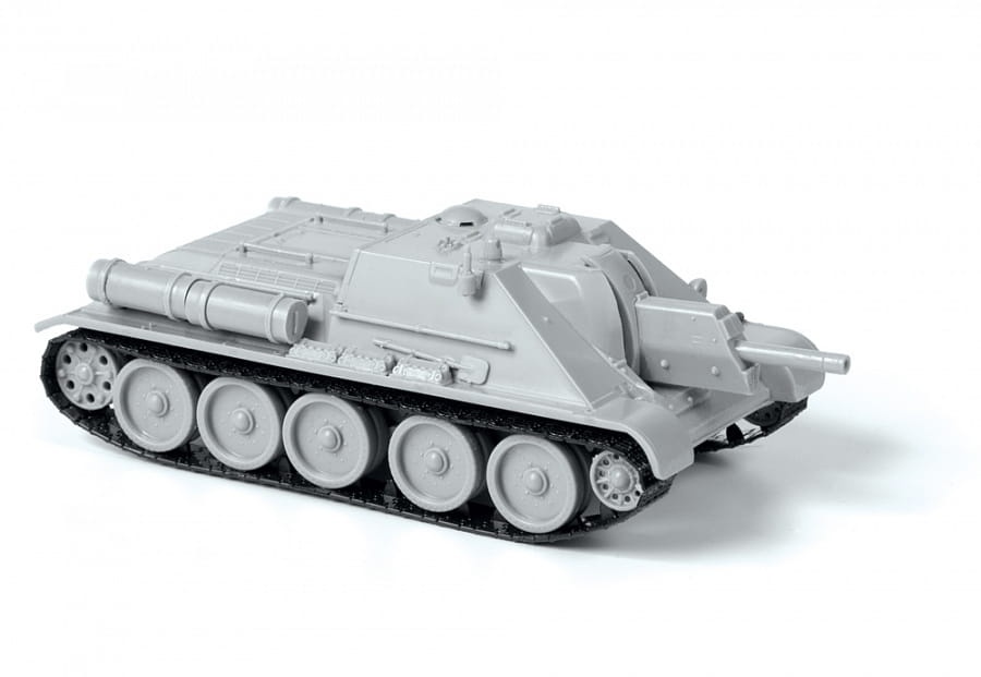 Zdjęcie dodatkowe produktu Radzieckie działo samobieżne SU-122 1:72 Zvezda 5043