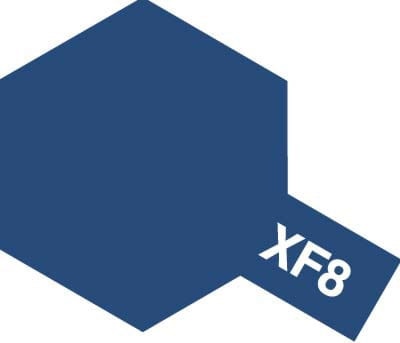 Tamiya 80308 XF-8 Flat Blue Enamel paint 10ml XF8