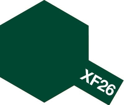 Tamiya 80326 XF-26 Deep Green Enamel paint 10ml XF26