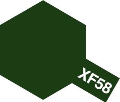 Tamiya 80358 XF-58 Olive Green Enamel paint 10ml XF58