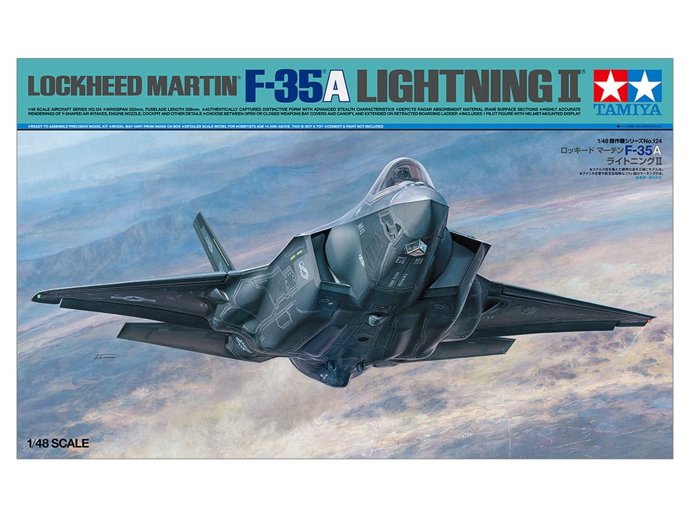 Zdjęcie dodatkowe produktu Lockheed Martin F-35A Lightning II 1:48 Tamiya 61124
