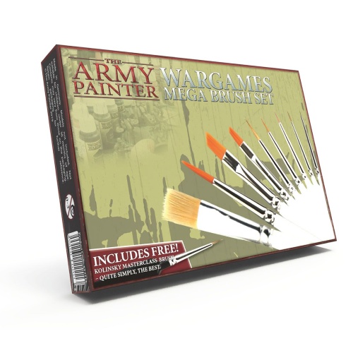 Mega Brush Set (Wargames) (10pc brush set) - The Army Painter