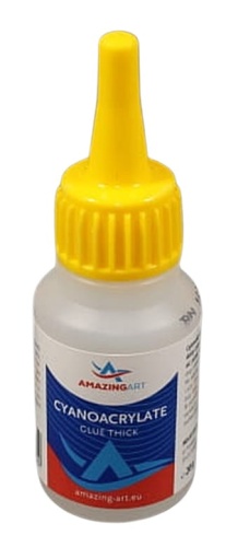Cyanoacrylate (CA) glue 20g, thick (Amazing Art)