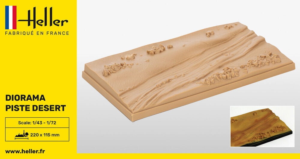 Zdjęcie główne produktu Droga Pustynna (Piste Desert) 1:43 Heller 81253