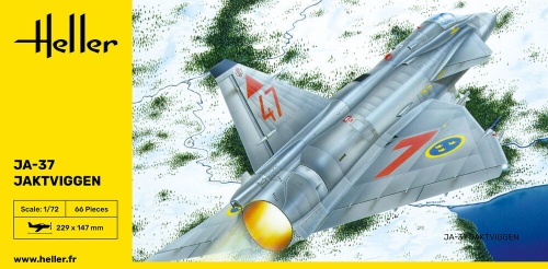 Saab JA-37 Viggen 1:72 Heller 80309