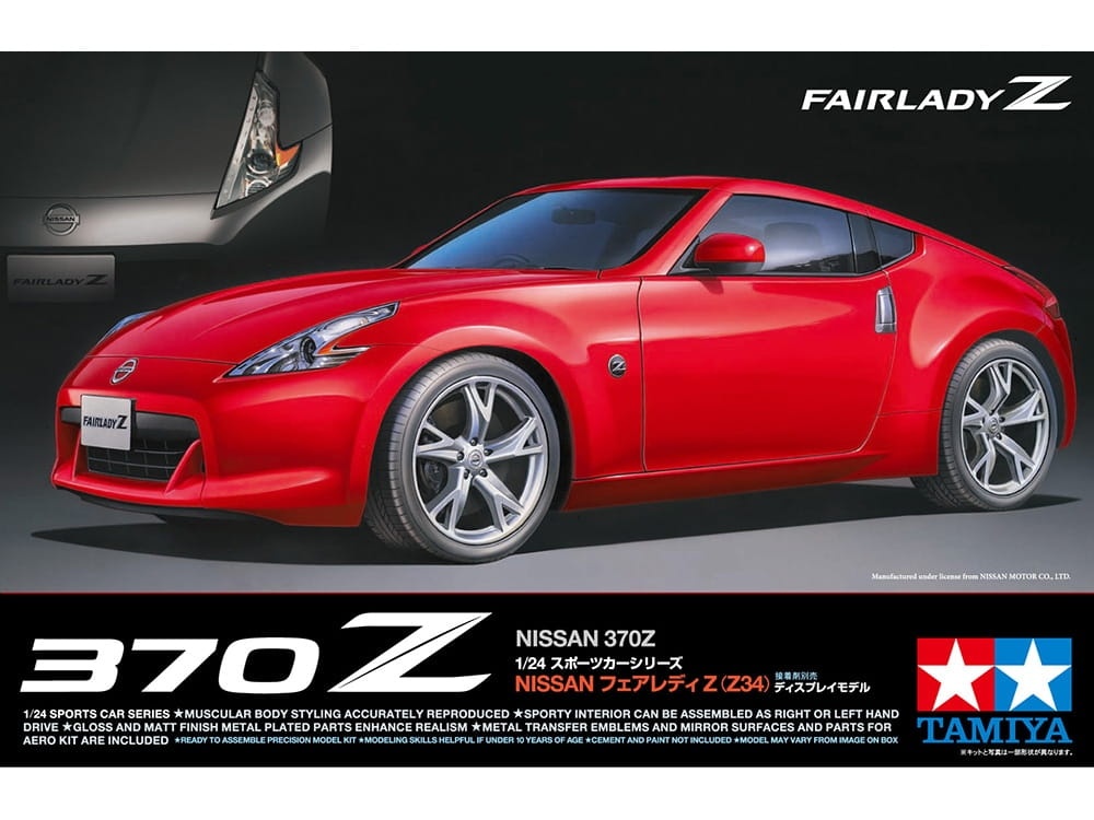Zdjęcie dodatkowe produktu Nissan 370Z (Z34) 1:24 Tamiya 24315
