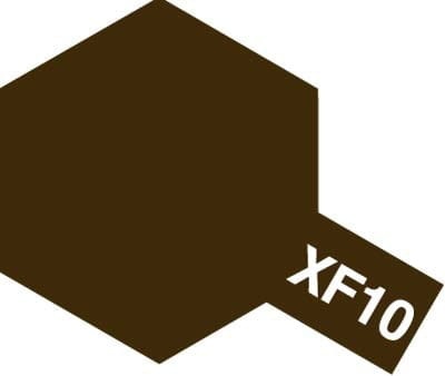 Tamiya 80310 XF-10 Flat Brown Enamel paint 10ml XF10
