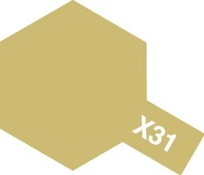 Tamiya 80031 X-31 Titanium Gold Enamel paint 10ml X31
