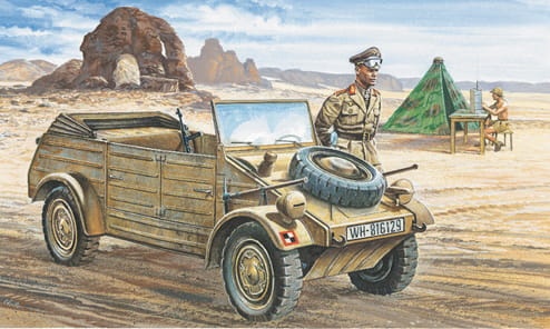 Kubelwagen (VW type 82) 1:35 Italeri 0312