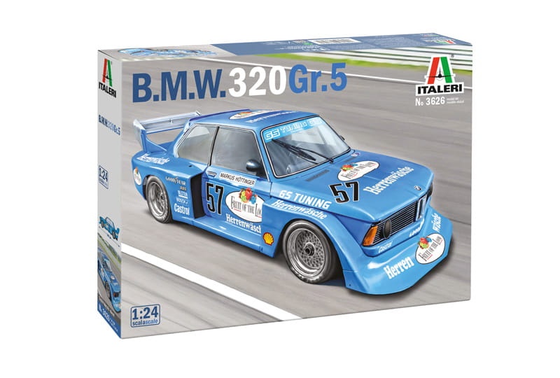 Zdjęcie główne produktu BMW 320 E21 (Group 5) 1:24 Italeri 3626