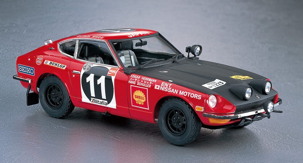 Zdjęcie dodatkowe produktu Datsun 240Z (Zwycięzca Rajdu Safari 1971) 1:24 Hasegawa HC48