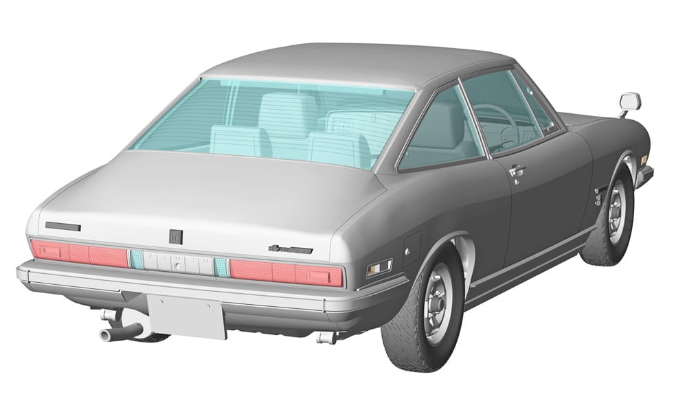 Zdjęcie dodatkowe produktu Isuzu 117 Coupe (Late Version) 1:24 Hasegawa HC50