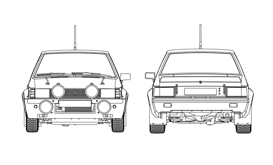 Zdjęcie dodatkowe produktu Mitsubishi Lancer EX 2000 Turbo 1:24 Hasegawa HC38