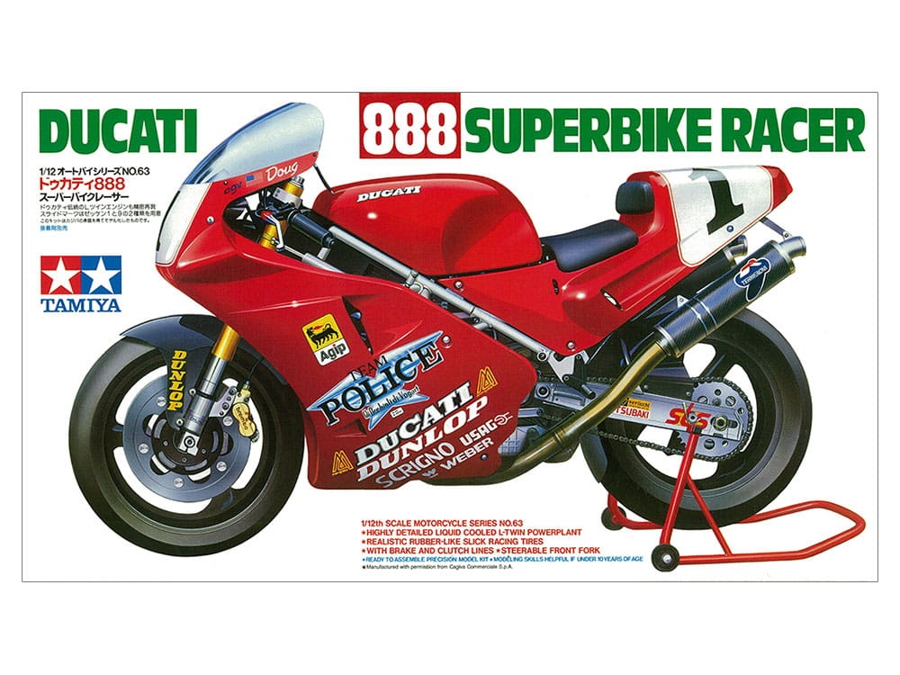 Zdjęcie dodatkowe produktu Ducati 888 1:12 Tamiya 14063