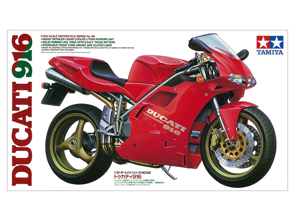 Zdjęcie dodatkowe produktu Ducati 916 1:12 Tamiya 14068