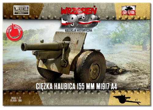 Heavy 155 mm Howitzer M1917 A4 1:72 First To Fight PL098