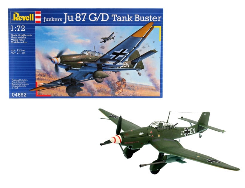 Zdjęcie główne produktu Junkers Ju-87 G/D Tank Buster 1:72 Revell 04692