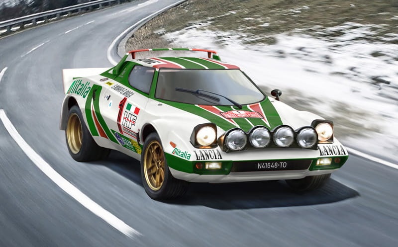 Zdjęcie dodatkowe produktu Lancia Stratos HF 1:24 Italeri 3654
