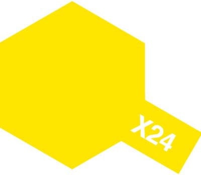Tamiya 80024 X-24 Clear Yellow Enamel paint 10ml X24