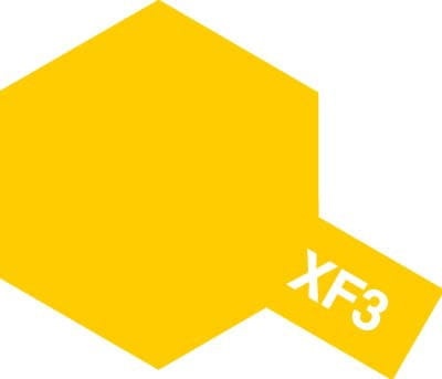 Tamiya 80303 XF-3 Flat Yellow Enamel paint 10ml XF3