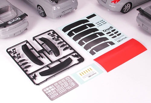 Zdjęcie dodatkowe produktu ings Z-Power Wing Parts Set 1:24 Tamiya 12611