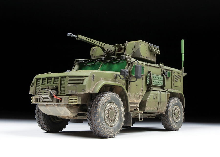 Zdjęcie dodatkowe produktu Typhoon VDV 4x4 K-4386 z BMDU 1:35 Zvezda 3648