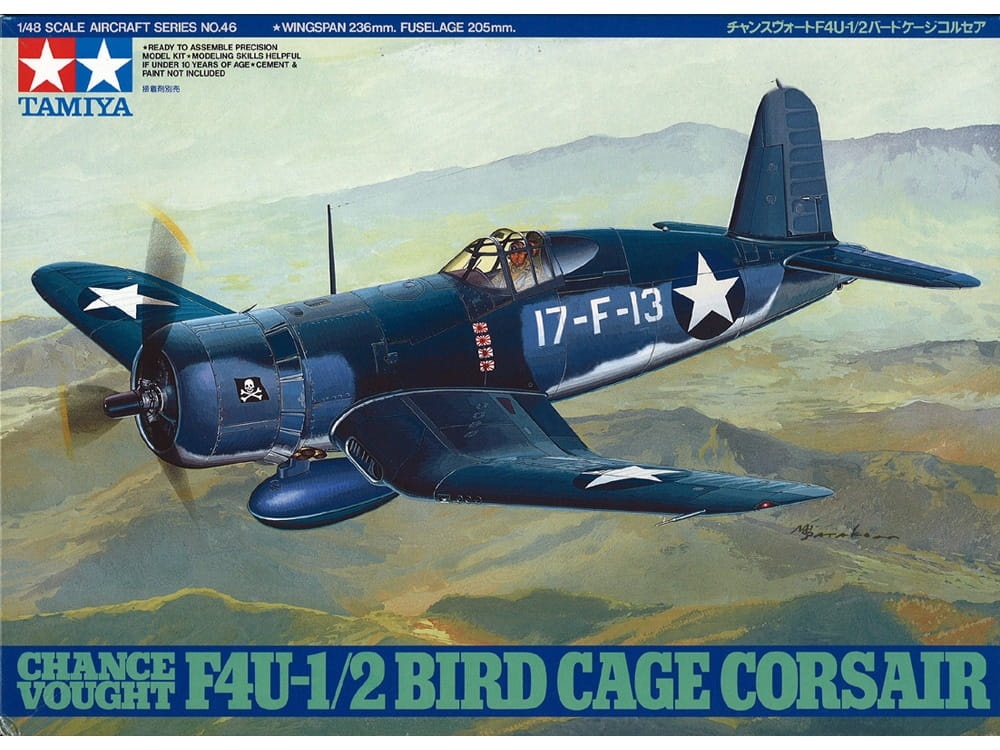 Zdjęcie dodatkowe produktu F4U-1/2 Birdcage Corsair 1:48 Tamiya 61046