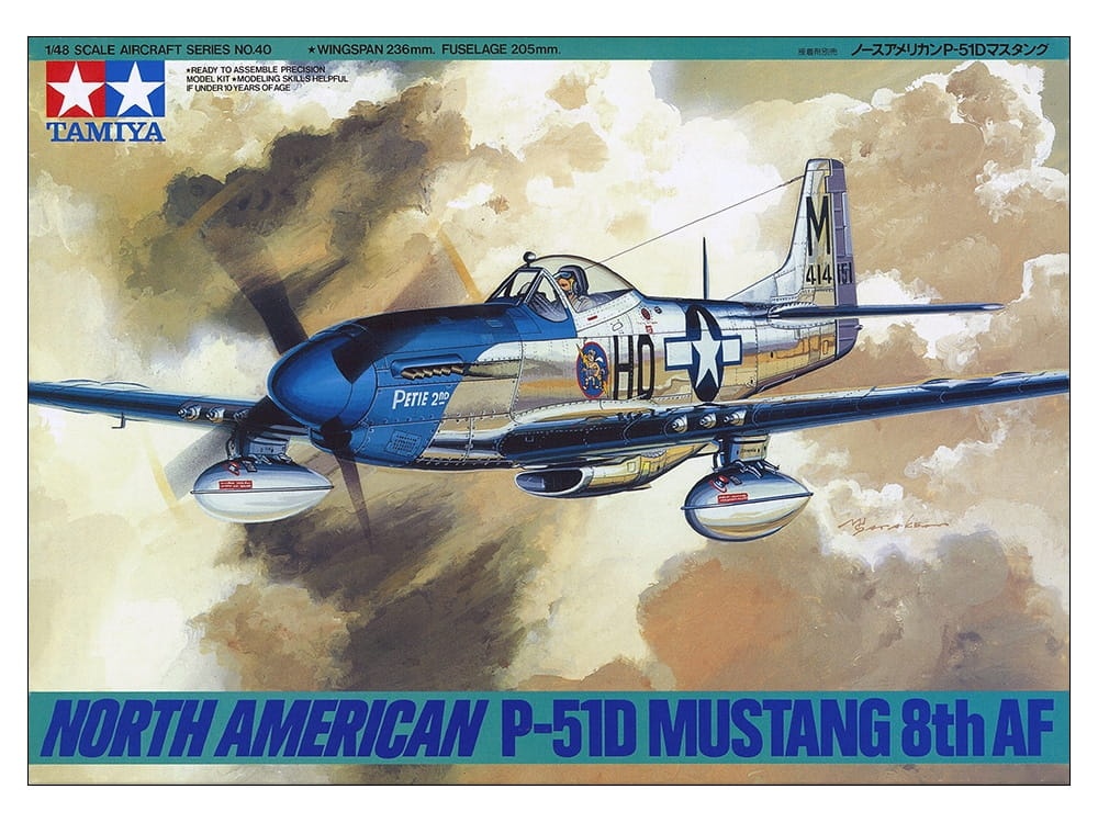 Zdjęcie dodatkowe produktu P-51D Mustang North American 8th Air Force 1:48 Tamiya 61040