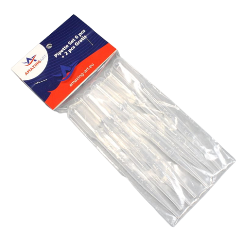 Pipette 3ml (8pcs) (pipette set) Amazing Art
