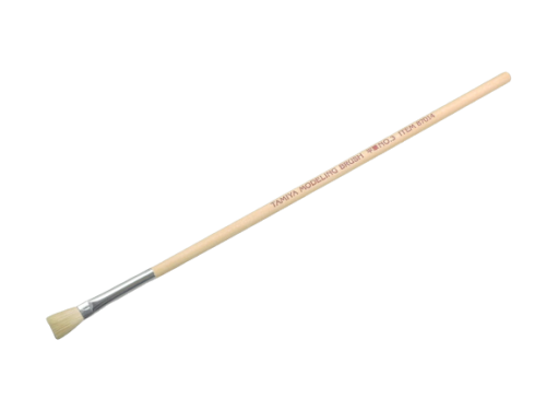 Natural Flat Brush 3 Tamiya 87014
