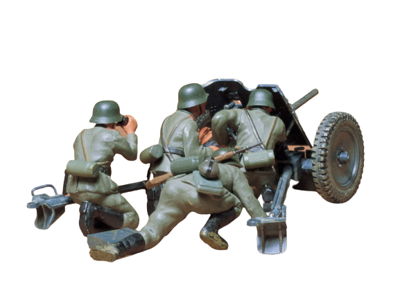 Zdjęcie główne produktu Niemieckie działo przeciwpancerne 37mm 1:35 Tamiya 35035