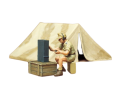 Zdjęcie główne produktu Zestaw z namiotem (Tent Set) 1:35 Tamiya 35074