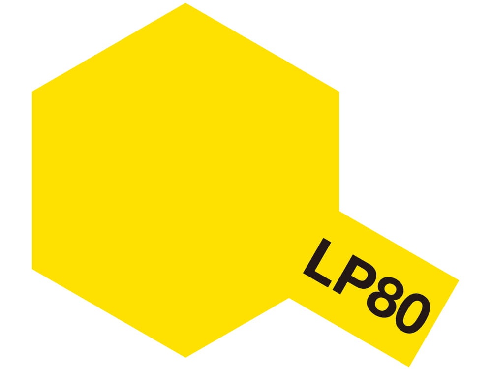 Zdjęcie główne produktu Tamiya 82180 LP-80 Flat Yellow farba 10ml LP80