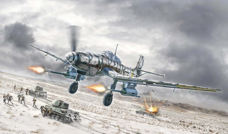 Zdjęcie dodatkowe produktu Ju 87 G-2 Kanonenvogel 1:72 Italeri 1466