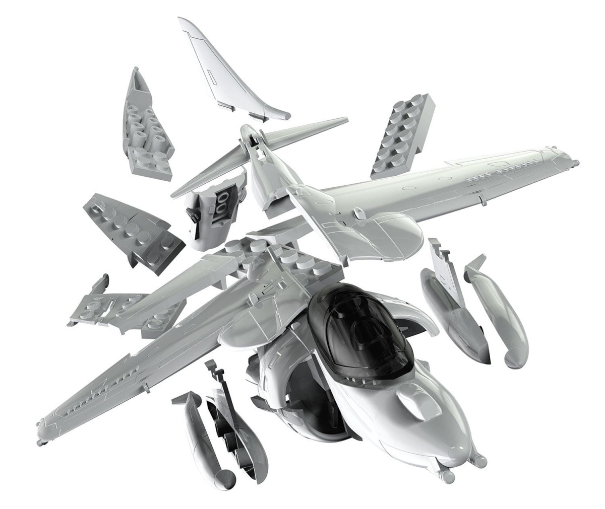 Zdjęcie dodatkowe produktu Harrier QUICKBUILD Airfix J6009 (klocki)