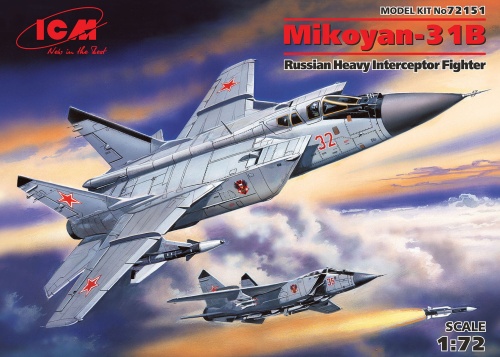 MiG-31B (Mikoyan-31B) 1:72 ICM 72151