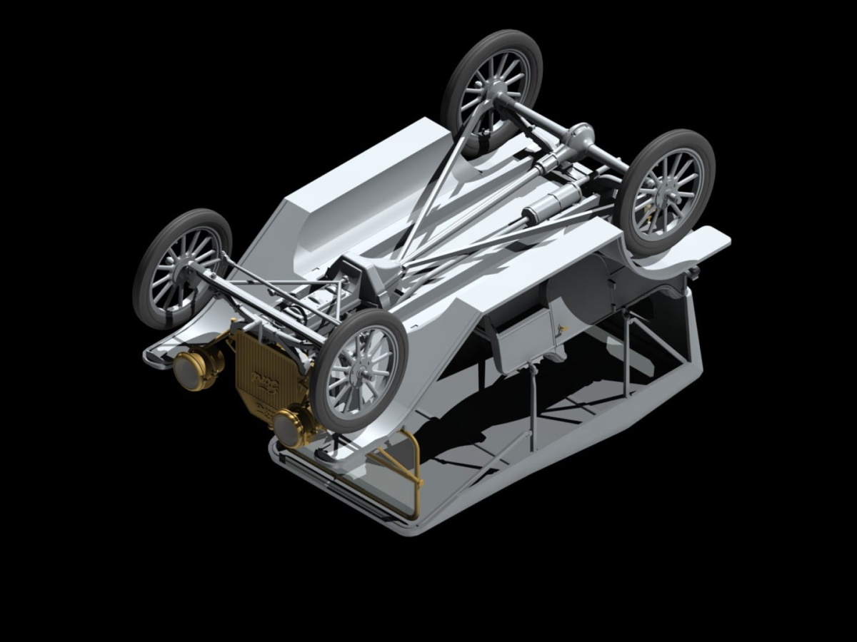 Zdjęcie dodatkowe produktu Ford Model T 1911 Touring 1:24 ICM 24002