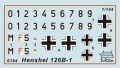 Zdjęcie dodatkowe produktu Henschel HS 126B-1 1:144 Zvezda 6184
