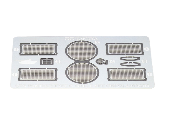Zdjęcie główne produktu Panther Type G Photo-Etched Grille Set 1:35 Tamiya 35172