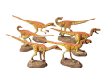 Zdjęcie główne produktu Welociraptor (6szt.) Velociraptors 1:35 Tamiya 60105