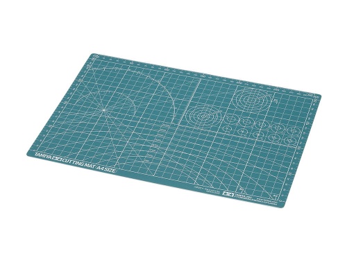 Self-healing A4 cutting mat green Tamiya 74118