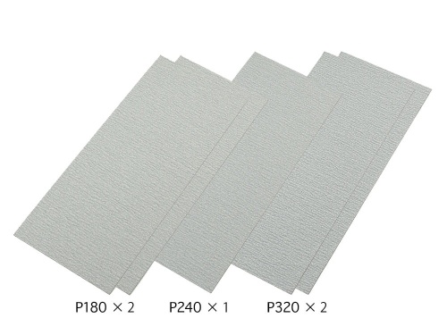Set of sanding papers 180, 240, 320 Tamiya 87009