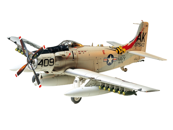 Zdjęcie główne produktu Douglas A-1H Skyraider 1:48 Tamiya 61058
