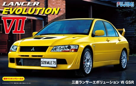 Zdjęcie główne produktu Mitsubishi Lancer Evolution VII GSR 1:24 Fujimi 03920