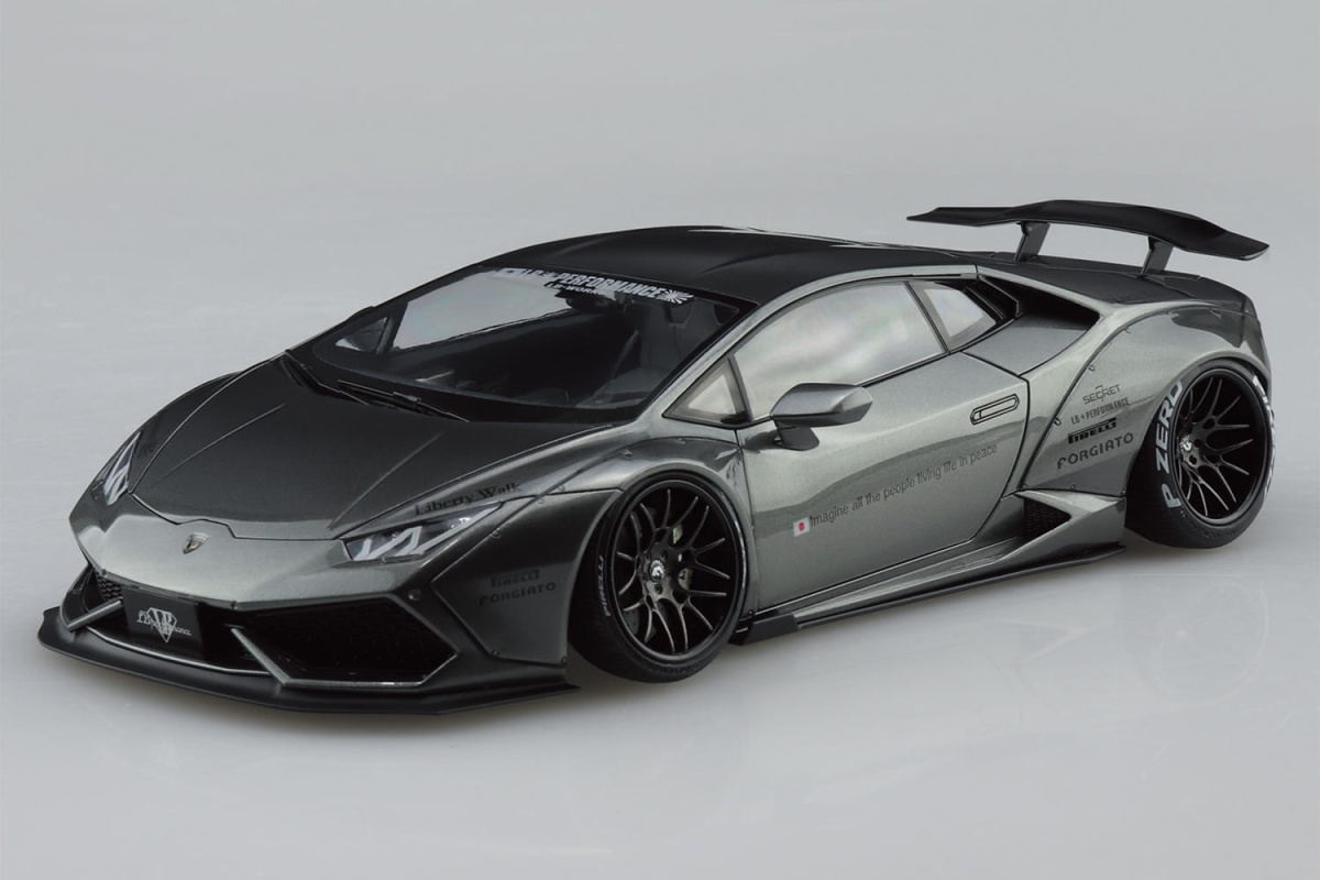 Zdjęcie dodatkowe produktu Lamborghini Huracan LB-WORKS Ver.2 1:24 Aoshima 059906