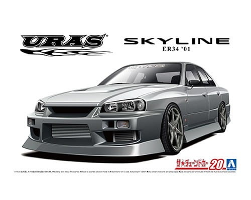Nissan Skyline ER34 25GT-t URAS \n-1:24 Aoshima 061343