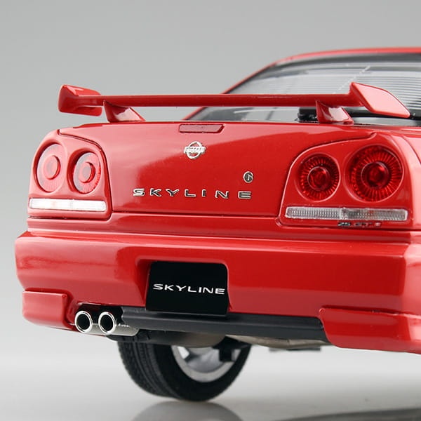 Zdjęcie dodatkowe produktu Nissan Skyline ER34 25GT-X Turbo '98 1:24 Aoshima 057506