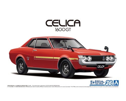 Toyota Celica 1600GT (TA22) `72 1:24 Aoshima 059135