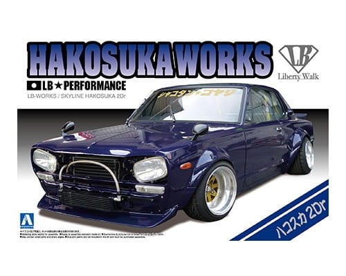 Zdjęcie główne produktu Nissan Skyline 2000GT-R Hakosuka LB WORKS 1:24 Aoshima 011492